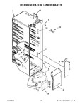 Diagram for 03 - Refrigerator Liner Parts