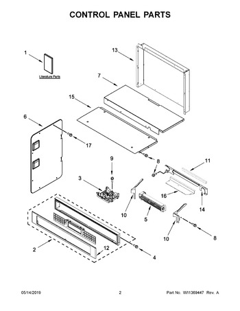 Diagram for KOCE507EWH09