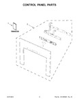 Diagram for 02 - Control Panel Parts