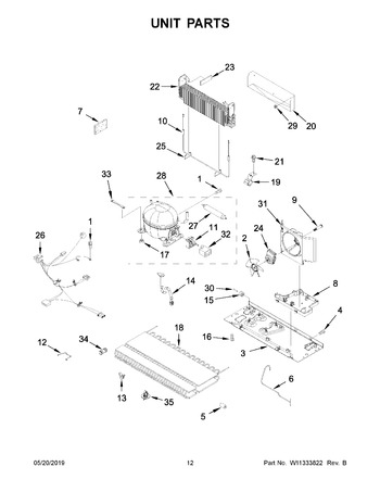 Diagram for WRX735SDHB01