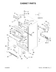 Diagram for 02 - Cabinet Parts