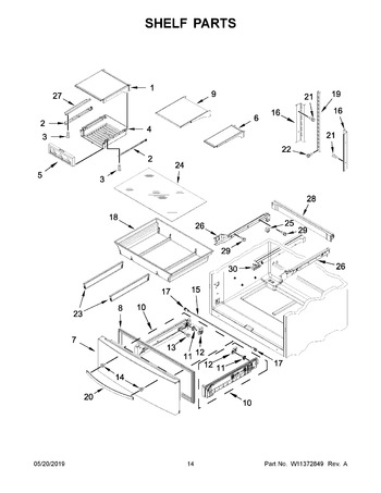 Diagram for WRX735SDHZ01