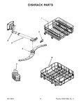 Diagram for 07 - Dishrack Parts