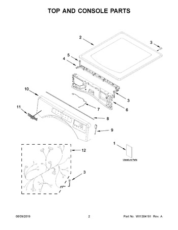 Diagram for WGD8620HC1