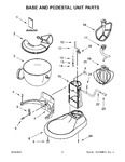 Diagram for 04 - Base And Pedestal Unit Parts