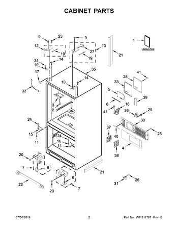 Diagram for WRF954CIHZ01