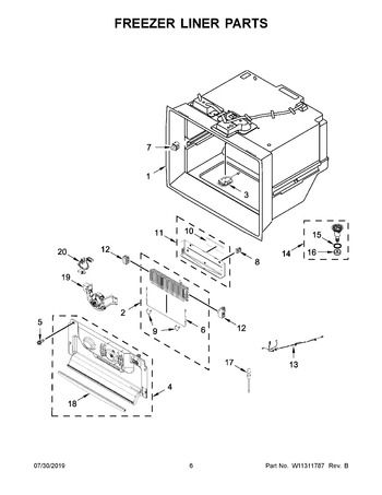 Diagram for WRF954CIHZ01