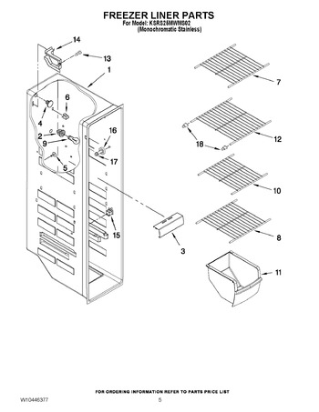 Diagram for KSRS25MWMS02