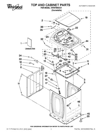 Diagram for WTW7990XG1