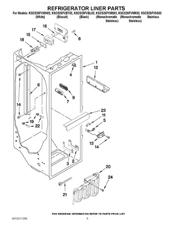 Diagram for KSCS25FVBL02