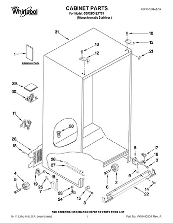 Diagram for GSF26C4EXY03