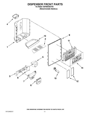 Diagram for GSF26C4EXY03