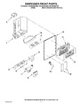 Diagram for 08 - Dispenser Front Parts