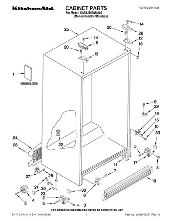 Diagram for KSRS25MWMS02