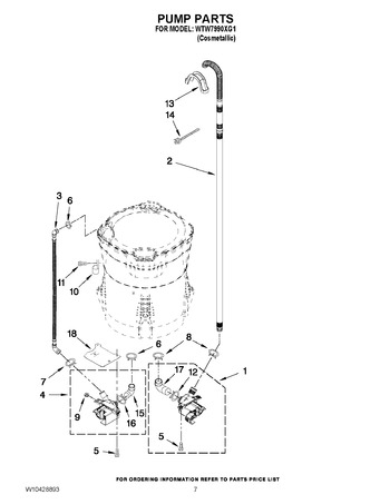 Diagram for WTW7990XG1