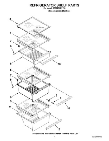 Diagram for GSF26C5EXY03