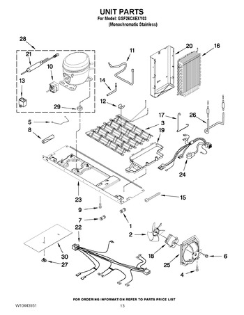 Diagram for GSF26C4EXY03