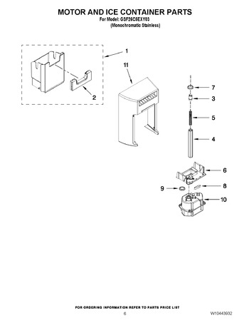 Diagram for GSF26C5EXY03