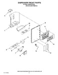 Diagram for 08 - Dispenser Front Parts