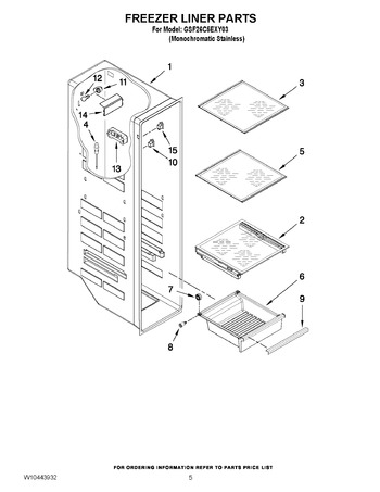 Diagram for GSF26C5EXY03