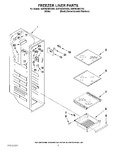 Diagram for 04 - Freezer Liner Parts