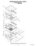 Diagram for 03 - Refrigerator Shelf Parts