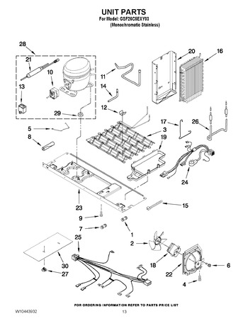 Diagram for GSF26C5EXY03