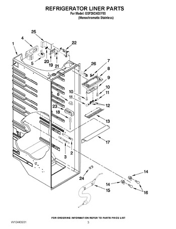 Diagram for GSF26C4EXY03