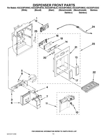 Diagram for KSCS25FVMK02