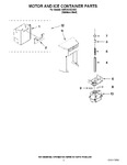 Diagram for 05 - Motor And Ice Container Parts