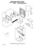 Diagram for 08 - Dispenser Front Parts