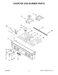 Diagram for 03 - Cooktop And Burner Parts