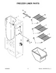 Diagram for 05 - Freezer Liner Parts