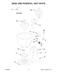 Diagram for 05 - Base And Pedestal Unit Parts