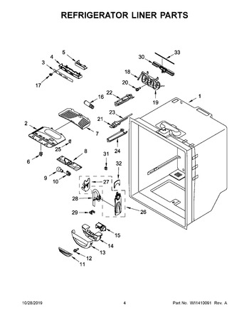 Diagram for WRF535SWHZ03