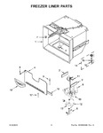 Diagram for 04 - Freezer Liner Parts