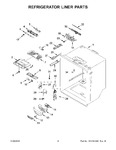 Diagram for 03 - Refrigerator Liner Parts