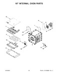 Diagram for 11 - 18" Internal Oven Parts