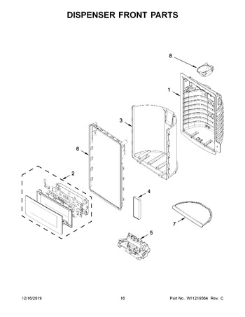 How to replace Freezer Ice Bin part # W10709259 on your Whirlpool  Refrigerator 