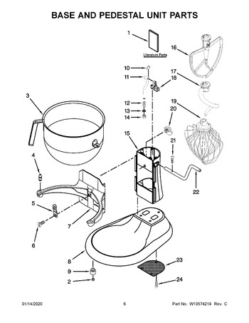 Diagram for KSM8990WH0