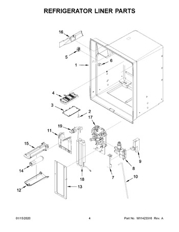 Diagram for WRX735SDHB02