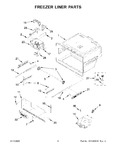 Diagram for 04 - Freezer Liner Parts