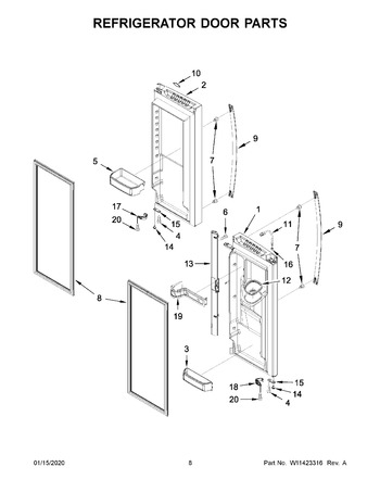 Diagram for WRX735SDHB02