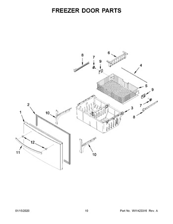 Diagram for WRX735SDHB02