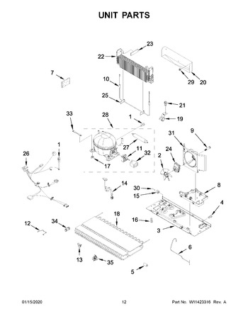 Diagram for WRX735SDHB02