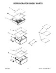 Diagram for 04 - Refrigerator Shelf Parts