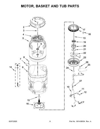 Diagram for WTW7500GC3