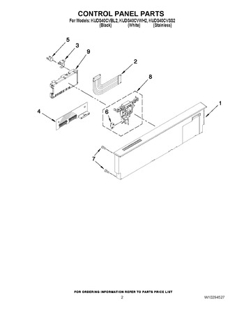 Diagram for KUDS40CVWH2