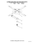 Diagram for 11 - Lower Washarm And Strainer Parts