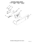 Diagram for 02 - Control Panel Parts